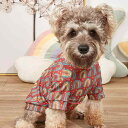 ペット服 Tシャツ 犬 猫 かわいい おしゃれ プルオーバー 二足 通気性 快適 ポリエステル 赤地 レインボー柄 春夏 お散歩 普段使い