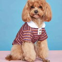 ペットウェア 猫用 犬用 小型犬向け 春夏 ストライプ柄 ポロシャツ ポリエステル素材 快適 通気性 お散歩用 普段使い おしゃれ カジュアル トップス