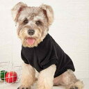 ペット服 小型犬用 猫用 もこもこ フリース プルオーバー スウェット トレーナー 両足 防寒 暖かい ブラック ドッグウェア キャットウェア 普段使い お散歩 秋冬