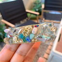 ヘアアクセサリー レディース 韓国風 スウィート かわいい ナチュラル系 キラキラ ラインストーン クリスタル ハート型 サイドクリップ バレッタ ヘアピン 前髪クリップ 普段使い まとめ髪