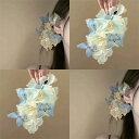 ヘアアクセサリー レディース 髪飾り スウィート かわいい エレガント 造花 花柄 ヘアクリップ ヘアピン セット 牡丹 蝶 日常使い 和装 浴衣 春夏 ピンク パープル イエロー