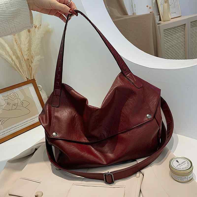 バッグ レディース ショルダーバッグ 大容量 バケットバッグ 斜めがけ 鞄 韓国風 PUレザー ルーズシル..