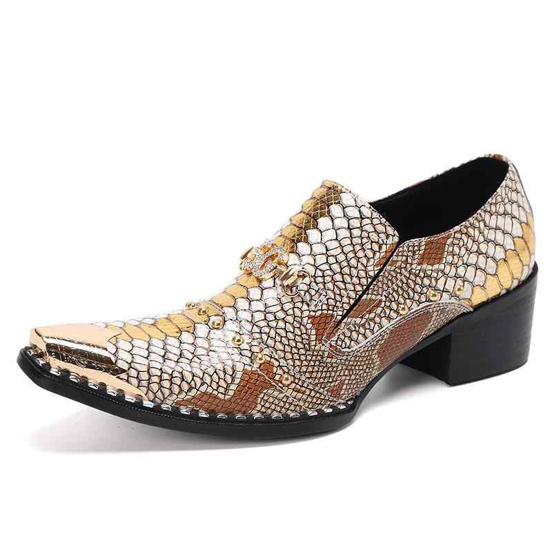 紳士靴 パーティーシューズ ステージ パフォーマンス ビジネス メンズ ポインテッドトゥ 牛革 スリッポ..