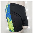 水着 メンズ 男性用 スイムパンツ 大きいサイズ ボクサータイプ 温泉 リゾート ビーチ ショートパンツ 通気性 速乾 再生繊維 ポリエステル 花柄 春夏 カジュアル