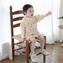 子供服 女の子 長袖トップス ベストワンピース 2点セット 春秋 韓国風 再生繊維 アニマル柄 文字デザイン かわいい カジュアル デイリーユース 通園 お出かけ アプリコット