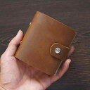 システム手帳 ミニ メンズ レディース ルーズリーフ 3リング クレイジーホースレザー 本革 牛革 ノート メモ帳 日記帳 レトロ ヴィンテージ風 上質紙 ビジ...