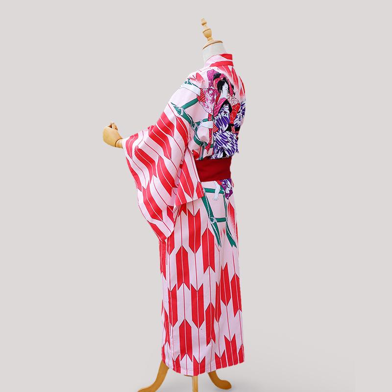 浴衣 レディース 和風 綿100% バスローブ 寝間着 ルームウェア 部屋着 湯上がり リラックスウェア 温泉 旅館 ホテル 民宿 パジャマ ガウン 襟付き コットン 女性用 ピンク ブラック