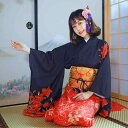 和服 レディース 振袖 女性用 通年 ノーアイロン 配置プリント ポリエステル素材 フォーマル 成人式 卒業式 結婚式 結納 パーティー 伝統的襟合わせ 着物