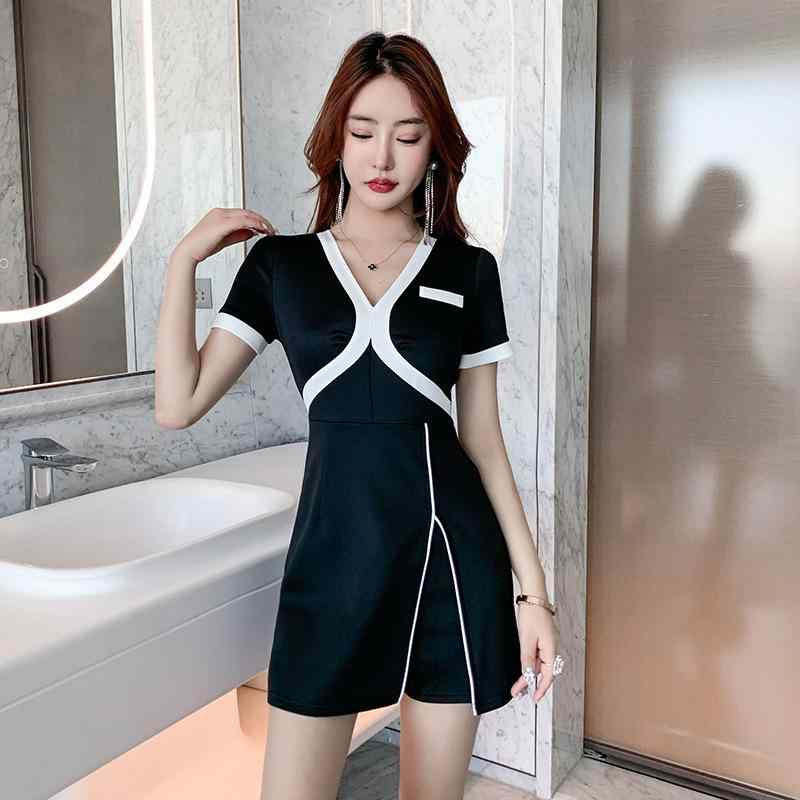 ワンピース レディース フットバス 足裏 マッサージ 整体 美容 エステ サロン セラピスト 施術着 制服 ..