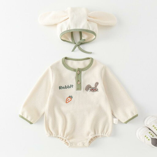 ロンパース カバーオール ベビー 乳幼児 男女兼用 韓国 ファッション 春秋 かわいい ベーシック 着回し 普段使い 綿 長袖 フード取り外し可能 プルオーバー オフホワイト アイボリー ロンパース カバーオール ベビー 乳幼児 男女兼用 韓国 ファッション 春秋 かわいい ベーシック 着回し 普段使い 綿 長袖 フード取り外し可能 プルオーバー オフホワイト アイボリー
