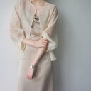 カーディガン レディース 接触冷感 シフォン UVカット 長袖 ショート丈 春夏 冷房対策 羽織り トップス 薄手 軽量 ホワイト アプリコット 上品 カジュア...