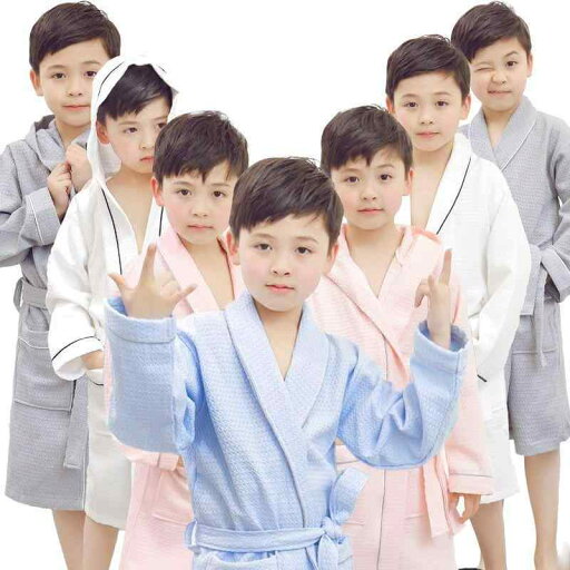 バスローブ 子供 男の子 女の子 純綿 綿100% フード付き 薄手 軽量 吸水速乾 スイミング プール お風呂上り 湯上り着 ルームウェア パジャマ オールシーズン ホワイト グレー ブルー ピンク(x2) バスローブ 子供 男の子 女の子 純綿 綿100% フード付き 薄手 軽量 吸水速乾 スイミング プール お風呂上り 湯上り着 ルームウェア パジャマ オールシーズン ホワイト グレー ブルー ピンク(x2)