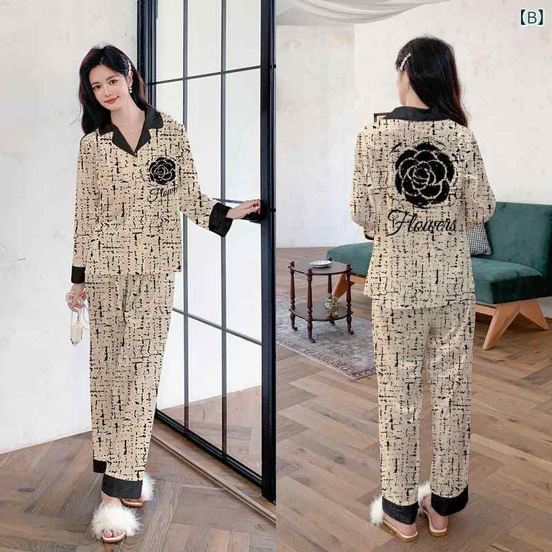 レディース　ファッション　室内　パジャマ ビクトリア 春秋 長袖 パジャマ 夏 冷感 ホームウェア 親友 友人へ 誕生日 プレゼント