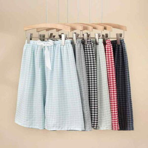 ショートパンツ レディース パジャマ ルームパンツ 薄手 ポリエステル 大きいサイズ ゆったり 接触冷感 吸湿速乾 快適 リラックス チェック柄 外出対応 春夏