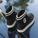 レインシューズ メンズ カジュアル ショート丈 ローカット 防水 防滑 保温 防寒 PVC 裏ボア 取り外し可能 インナー 作業用 ワークブーツ 厨房 洗車 釣...