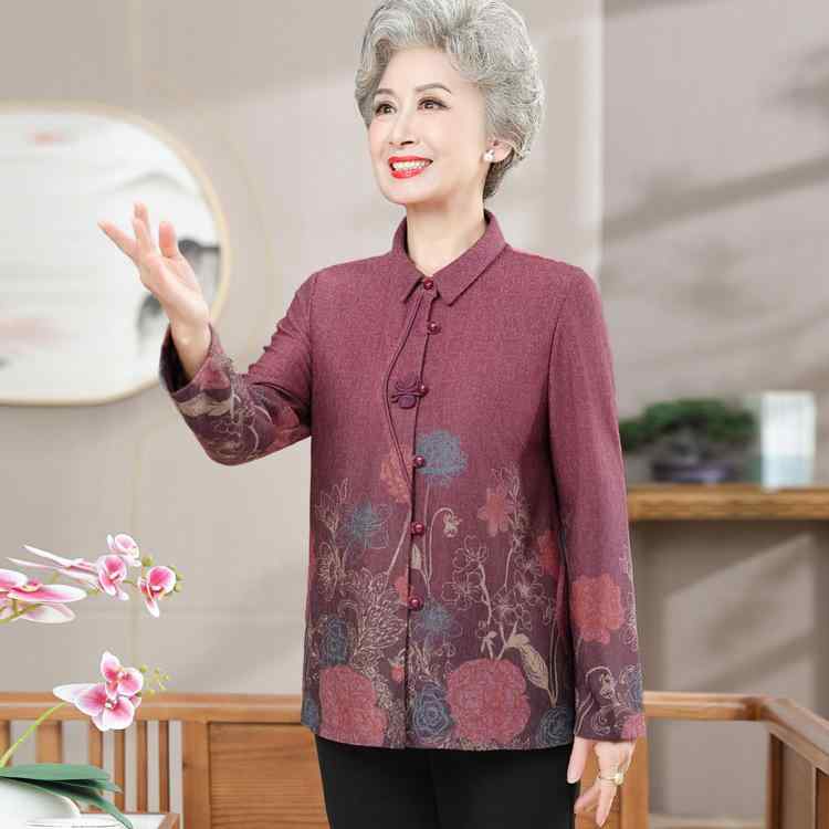 カーディガン レディース ミセス 薄手 長袖 春秋 花柄 ポリエステル シャツブラウス カジュアル オフィス 通勤 普段使い