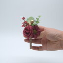 造花コサージュ リストコサージュ 結婚式 ウェディング 花嫁 ブライズメイド バラ フォーマル 撮影小物 結婚写真 前撮り 新婦 ゲスト 華やか PE素材