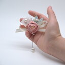コサージュ ブローチ 椿 結婚式 ウェディング 花嫁 ブライズメイド リストブーケ 腕飾り 披露宴 お呼ばれ パーティー ナチュラル エレガント