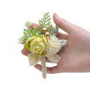 コサージュ ブローチ ヴィンテージ レース 造花 布製 ナチュラル ボタニカル 結婚式 パーティー 卒業式 入学式 フォーマル カジュアル 多色展開