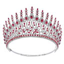 ヘッドドレス レディース バロック クラウン 結婚式 ブライダル ゴージャス ラインストーン ウェディング ティアラ 発表会 舞台 ステージ イベント ページェント コンテスト サイズ調整可能