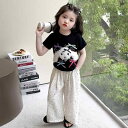 トップス 女の子 キッズ 女児 ガールズ 半袖 綿 コットン 薄手 柔らかい 韓国風 おしゃれ かわいい キャラクター ドット柄 春夏 普段使い お出かけ 子供服 カジュアル カットソー インナー