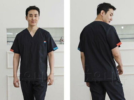 医療用 スクラブ 半袖 上下セット 男女兼用 ユニセックス 吸湿速乾 ポリエステル綿混 医師 歯科医 動物病院 病院 クリニック 制服 作業服 ユニフォーム(x2) 医療用 スクラブ 半袖 上下セット 男女兼用 ユニセックス 吸湿速乾 ポリエステル綿混 医師 歯科医 動物病院 病院 クリニック 制服 作業服 ユニフォーム(x2)