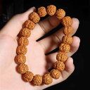 数珠 メンズ 樹王 小金剛菩提 ブレスレット 男性用 肉厚 双龍模様 11mm玉 インドネシア産 天然素材 コレクション 普段使い アジアンテイスト(x2)