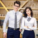 シャツ レディース 女性用 青白 縦細ストライプ 長袖 オフィス ビジネス 通勤 ブラウス スリムフィット 角襟 ポケット付き 綿 ポリエステル 春秋
