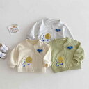 アウター 男の子 キッズ ベビー 春夏 立体 カートゥーン ゾウ おしゃれ 韓国風 コットン 長袖 ショート丈 シングルボタン グリーン ベージュ グレー