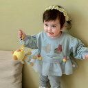 トレーナー 女の子 キッズ ベビー 長袖 プルオーバー キャラクター うさぎ 切り替え メッシュ トップス 綿 コットン 韓国風 おしゃれ かわいい 普段使い 通園 通学 カジュアル 秋冬