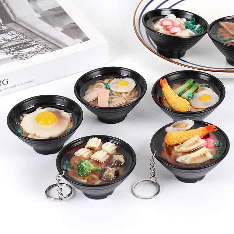 食品サンプル ミニチュア うどん ラーメン マスコット キーホルダー バッグチャーム おままごと おもち..
