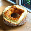 食品サンプル 粉砂糖ドーナツ リアル 精巧 ヨーロピアン風 おしゃれ SNS映え インテリア オブジェ ディスプレイ 撮影小物 モデルハウス カフェ フェイクフ...