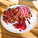 食品サンプル リアル ワッフル スイーツ 模型 本物そっくり 実物大 ショーケース ディスプレイ 飲食店 カフェ 見本 SNS 撮影用 映画 テレビ用 インテリ...