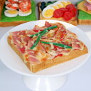 食品サンプル 欧風 オープンサンドイッチ 本物そっくり リアル 精巧 PVC製 インテリア オブジェ 店舗ディスプレイ ショーウィンドウ 撮影用小物 撮影背景 カフェ レストラン 飲食
