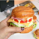 食品サンプル バター トマト ビッグハンバーガー 本物そっくり 精巧 耐久性 ディスプレイ 店舗装飾 インテリア置物 撮影用小道具