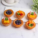 食品サンプル ヨーロッパ風 フルーツタルト エッグタルト フェイクフード おしゃれ インテリア置物 マグネット 撮影用小物 店舗ディスプレイ PU PVC製(x...