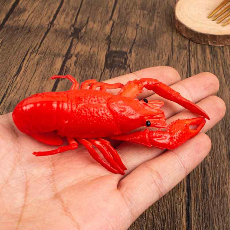 食品サンプル ザリガニ モデル フィギュア リアル 立体 PVC製 子供 知育玩具 おもちゃ 撮影小道具 ディスプレイ 置物 インテリア