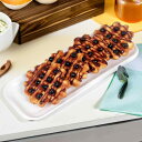 食品模型 ワッフル 単品 高品質 PVC製 実物大 ディスプレイ 撮影小道具 フェイクフード 組み合わせ自由 精巧 リアル 店舗 カフェ インテリア(x2)