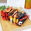 食品模型 子供 キッズ おままごと ごっこ遊び フェイクフード 偽物 ザリガニ 海老 エビ むき身 エビフライ シーフード 飾り ディスプレイ オーナメント 玩...
