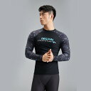 水着 メンズ セパレート 長袖 ロングスリーブ スイムウェア セットアップ UVカット 日焼け防止 競泳水着 競泳用 スイミング 海 ビーチ サーフィン プール...