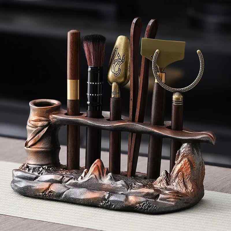 茶道具 茶道六君子 陶磁器製 フルセット 功夫茶器 お茶淹れ 茶具小物 中国風 レトロモダン 高品質 茶器..