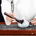 茶道具 黒檀製 茶道六君子 五点セット 天然木 高級感 茶器 お手入れ ツール 本格的 茶匙 茶杓 茶刀 茶針 養壺筆 中国茶 茶の湯 ティーセット 実用品 伝...