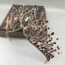 ティアラ 女性用 バロック 黒色 合金製 電気メッキ加工 華やか エレガント 花嫁 結婚式 ウェディング 18歳 誕生日 成人式 祭り イベント 記念日 髪飾り ヘッドドレス