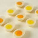 キーホルダー リアル ゆで卵 半熟卵 食品サンプル PVC ミニチュア ハーフカット かわいい 面白グッズ バッグチャーム(x5)
