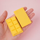 キーホルダー PVC フェイクチョコレート ミニチュア お菓子 キーリング バッグチャーム アクセサリー 飾り シンプルデザイン プレゼント ギフト(x5)