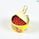 ミニチュア フェイクフード リアル 缶詰 ディスプレイ 模型 キャビア フルーツ ドールハウス 撮影小物 コレクション PVC製 インテリア オブジェ(x5)