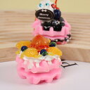 フェイクスイーツ リアル 食品サンプル ケーキ スイーツ ワッフル ミニチュア フルーツ クリーム アイスクリーム キーホルダー チャーム ストラップ バッグチ...