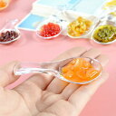 食品サンプル スプーン型 ミニチュアフード チャーハン キャビア ABS素材 リアル フェイクフード DIY ハンドメイド ドールハウス 置物 ディスプレイ デ...
