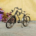 置物 鉄製 自転車 ミニチュアオブジェ ハンドメイド 金属工芸品 モダン シンプル 高級感 誕生日プレゼント 贈り物 インテリア 書斎 リビング 玄関飾り 2色