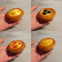 食品サンプル リアル フルーツ エッグタルト ポルトガル風 フェイクスイーツ マンゴー 卵タルト ディスプレイ パーティー飾り フード撮影用 店舗用見本